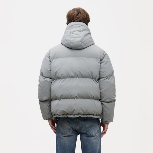 Signature Puffer Jacket Grey