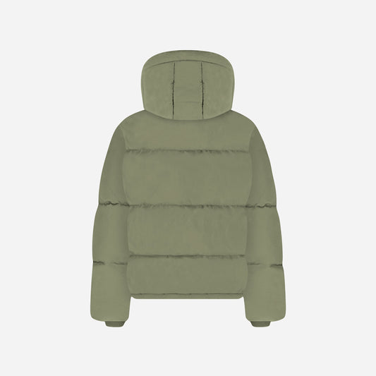 Signature Puffer Jacket Khaki