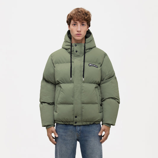 Signature Puffer Jacket Khaki