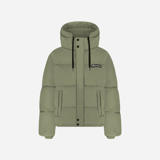 Signature Puffer Jacket Khaki