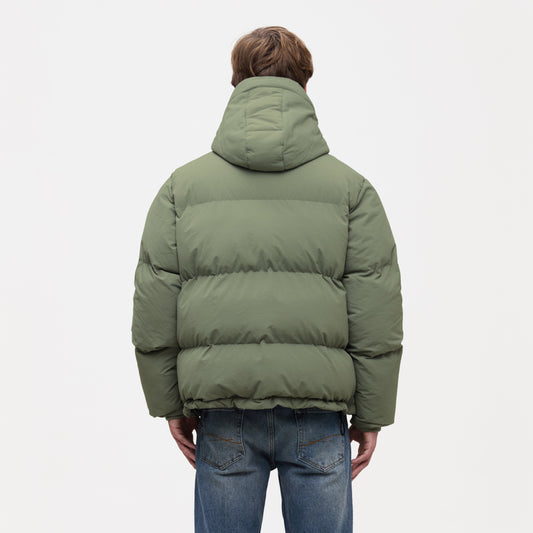 Signature Puffer Jacket Khaki