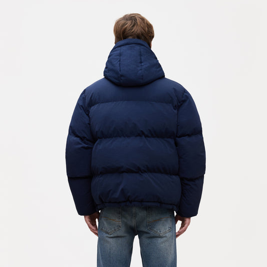 Signature Puffer Jacket Navy