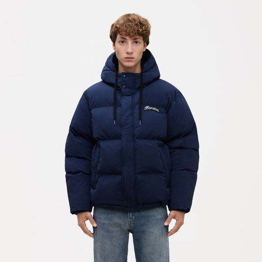 Signature Puffer Jacket Navy