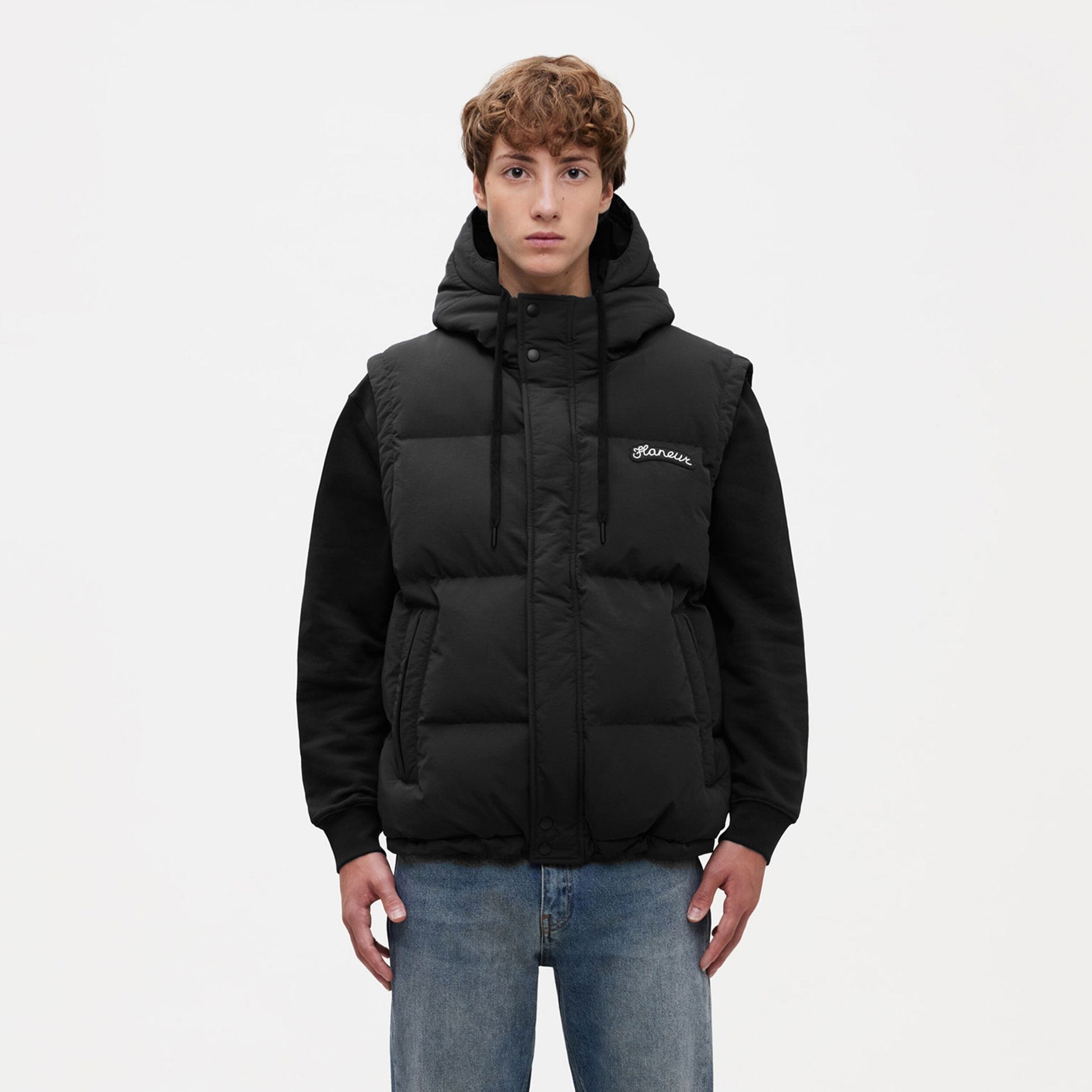 Signature Puffer Vest | Black