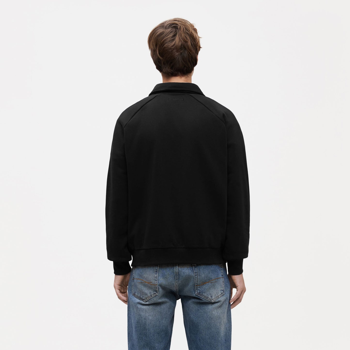 Signature Raglan Half Zip | Black