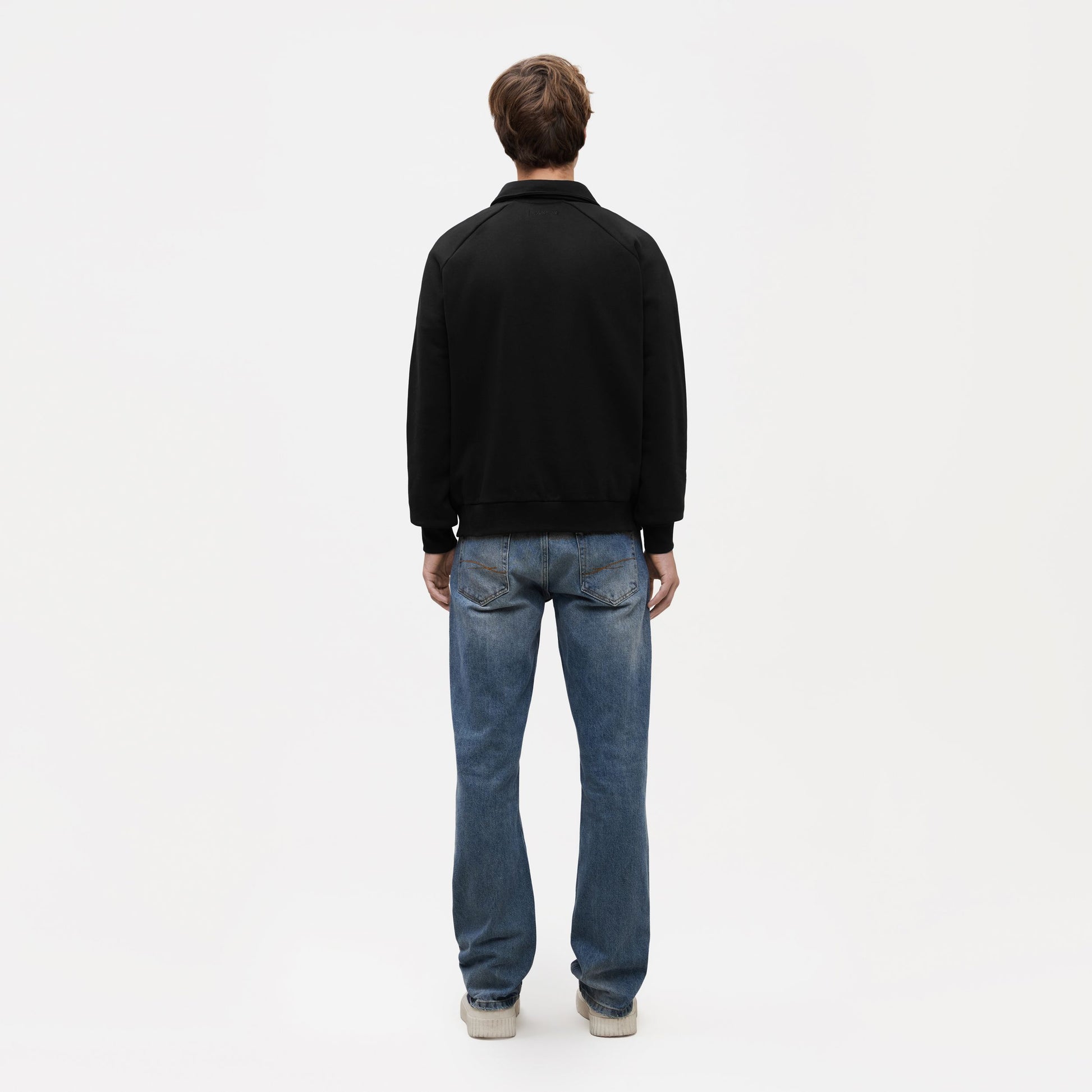 Signature Raglan Half Zip | Black