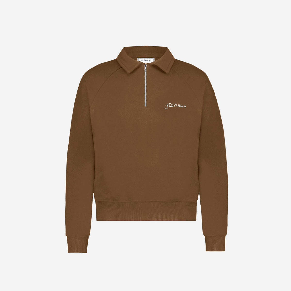 Signature Raglan Half Zip | Brown