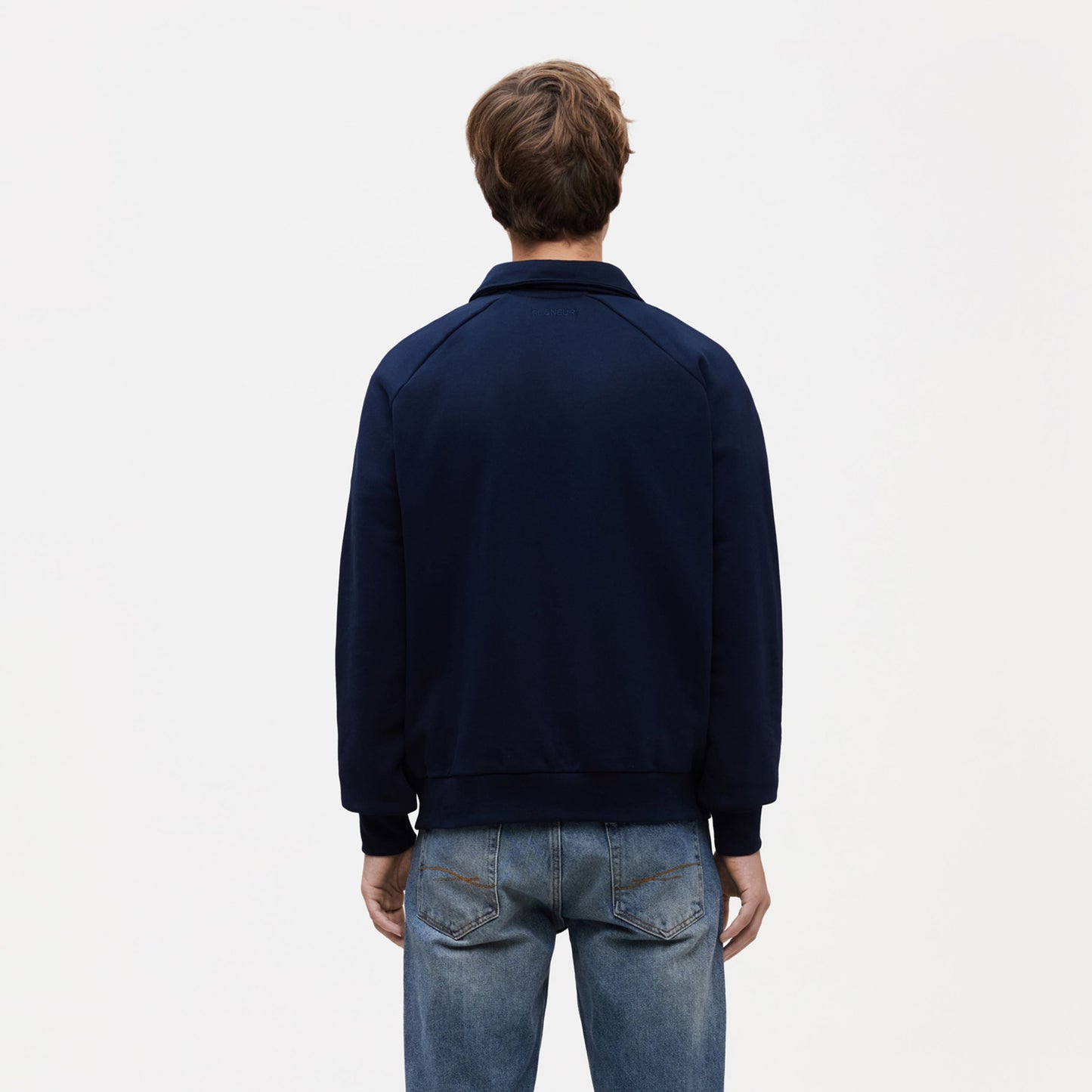 Signature Raglan Half Zip | Navy