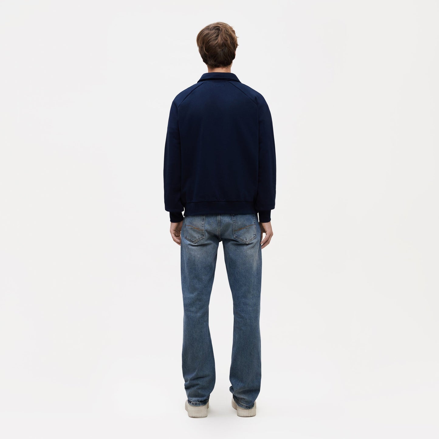 Signature Raglan Half Zip | Navy