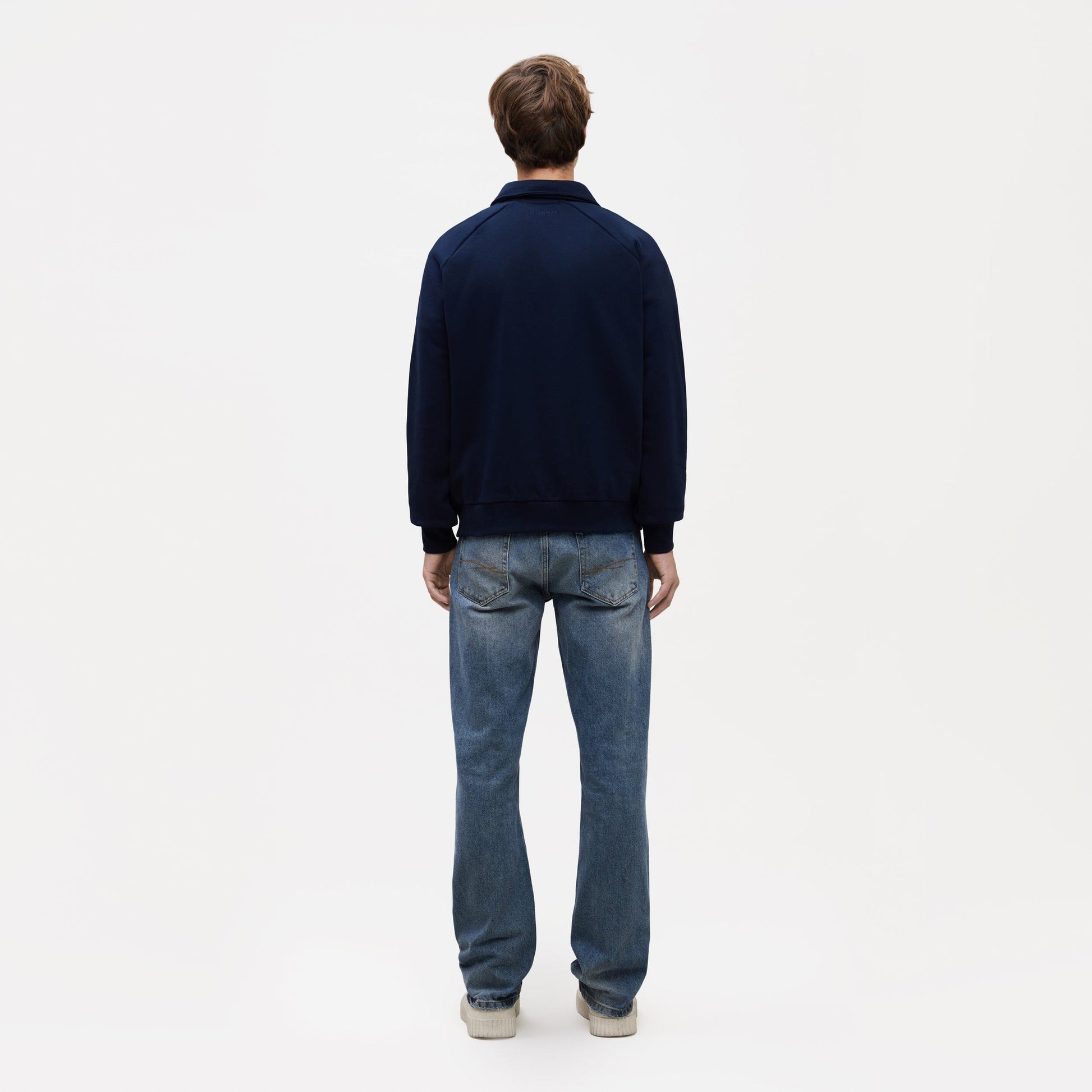 Signature Raglan Half Zip | Navy