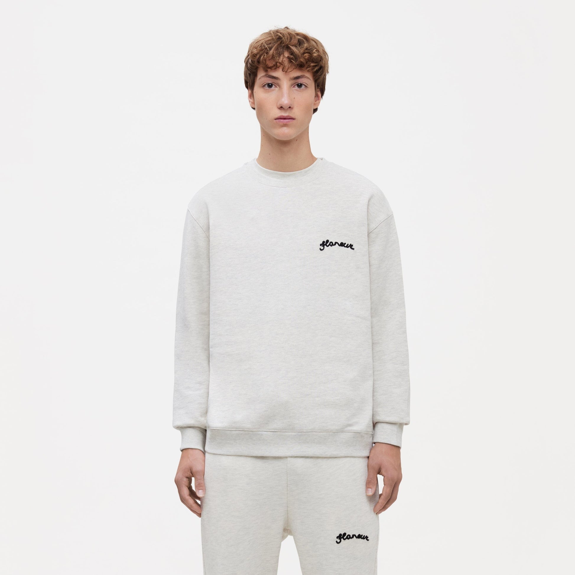 Signature Sweater | Heather Cool Grey