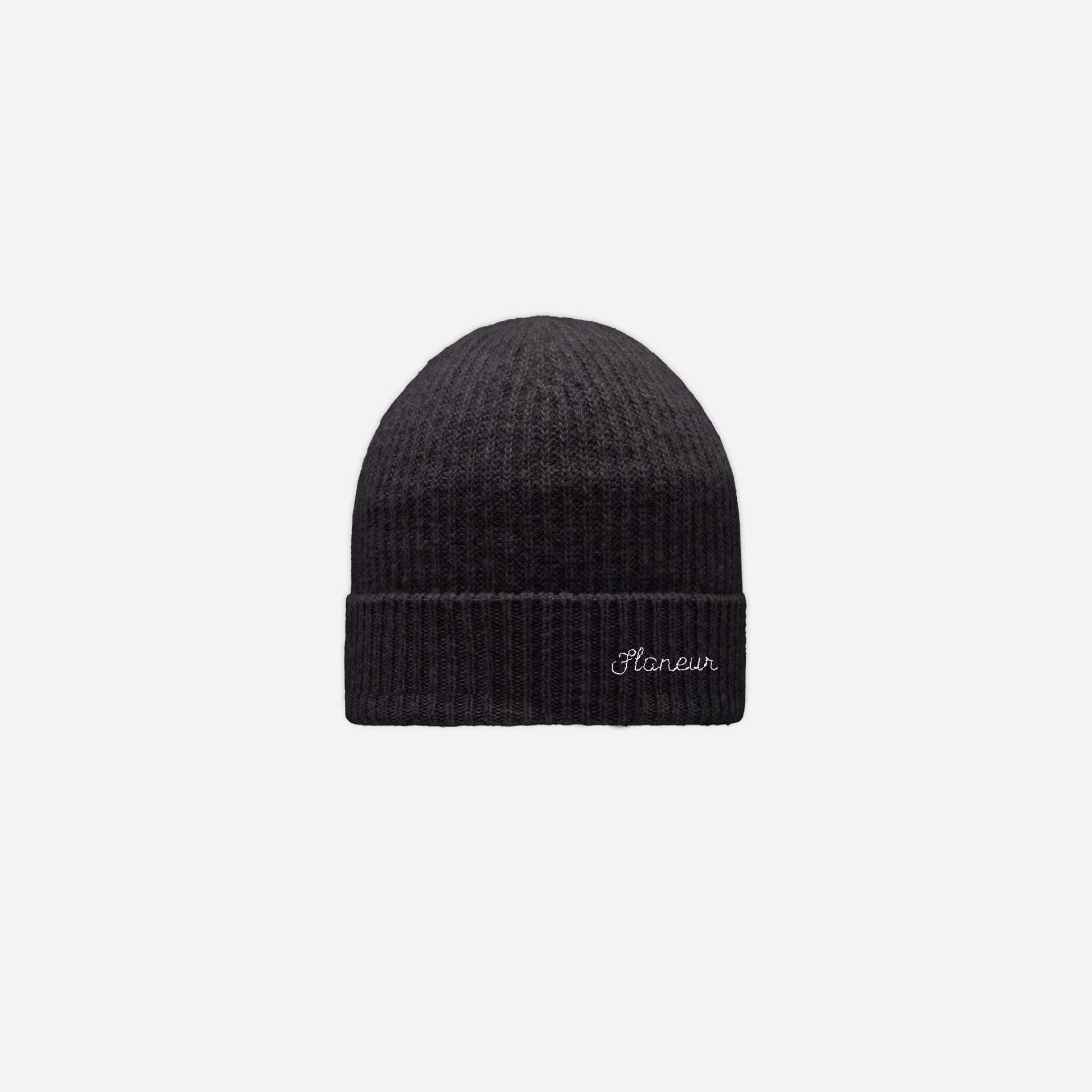 Signature Wool Beanie | Black
