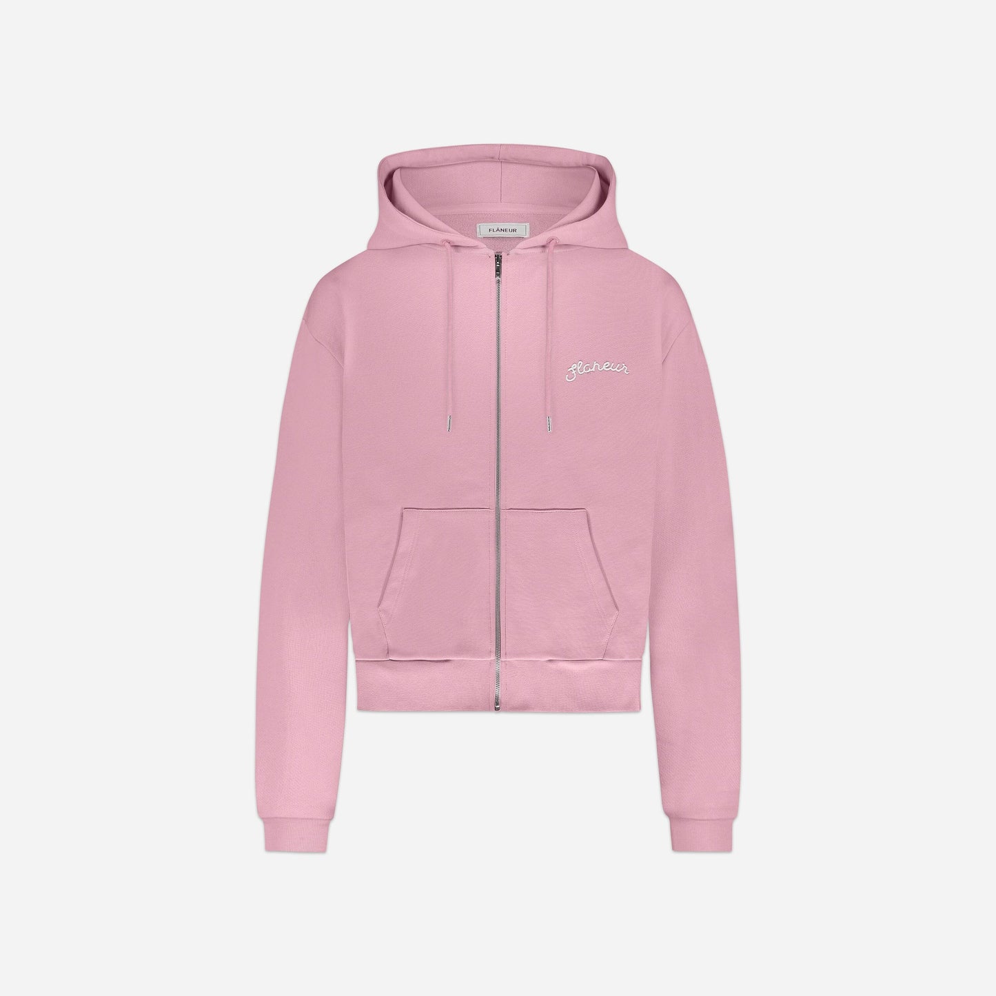 Signature Zip-Up Hoodie Pink