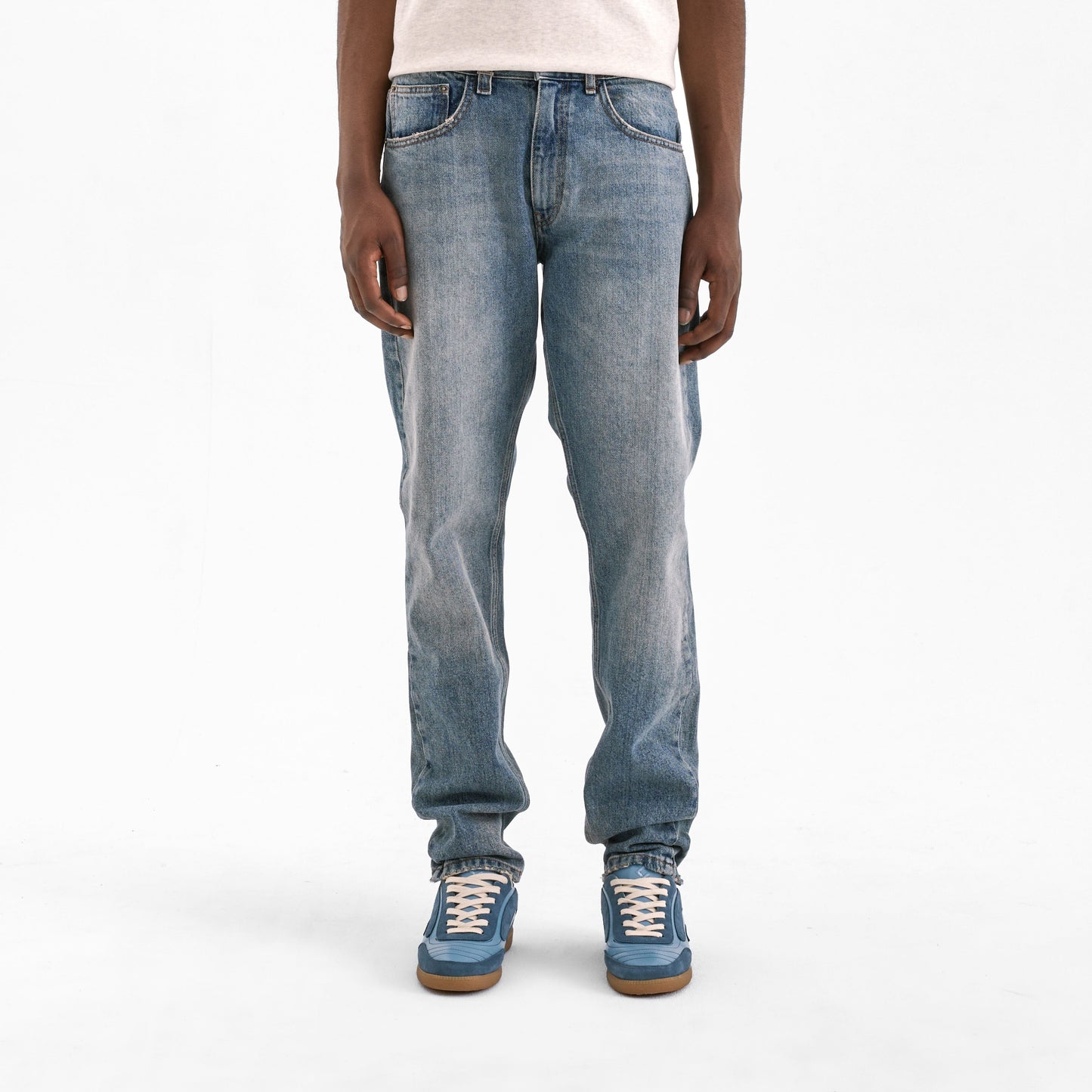 Slim Jeans Vintage Blau