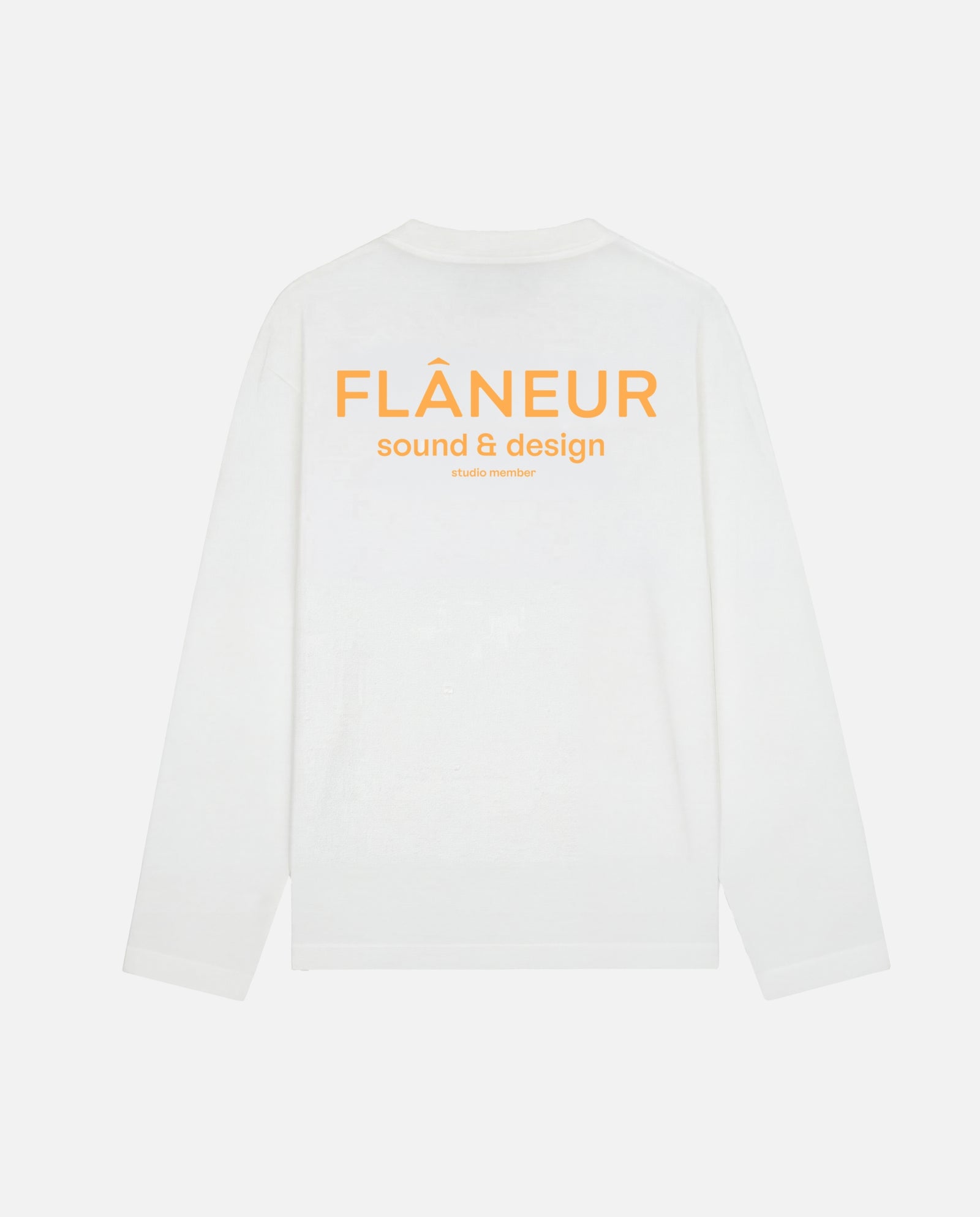 Sound & Design Long Sleeve | White/Orange