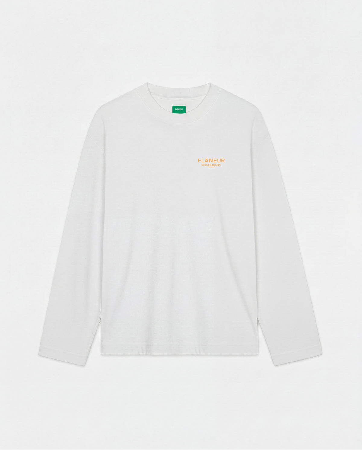 Sound & Design Long Sleeve | White/Orange