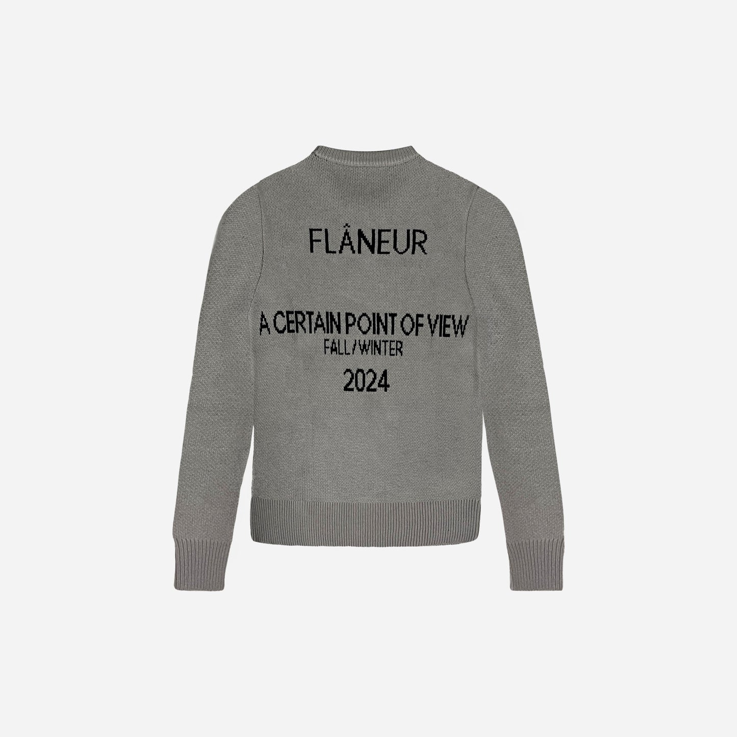 Spectator Jacquard Sweater | Grey