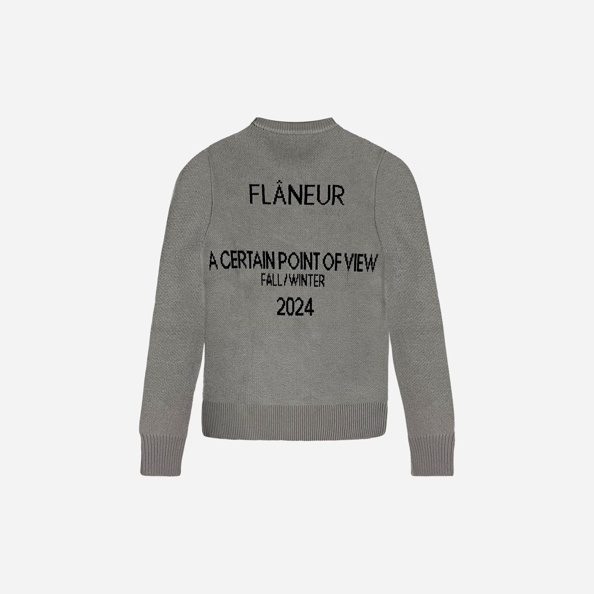 Spectator Jacquard Sweater | Grey