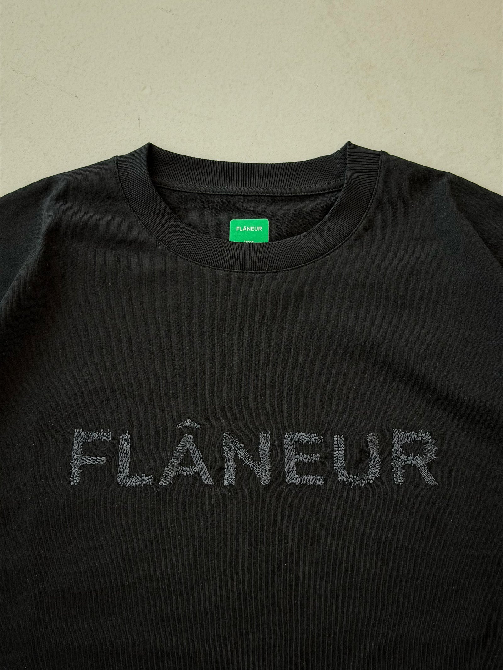 Stitched Logo T-Shirt | Black