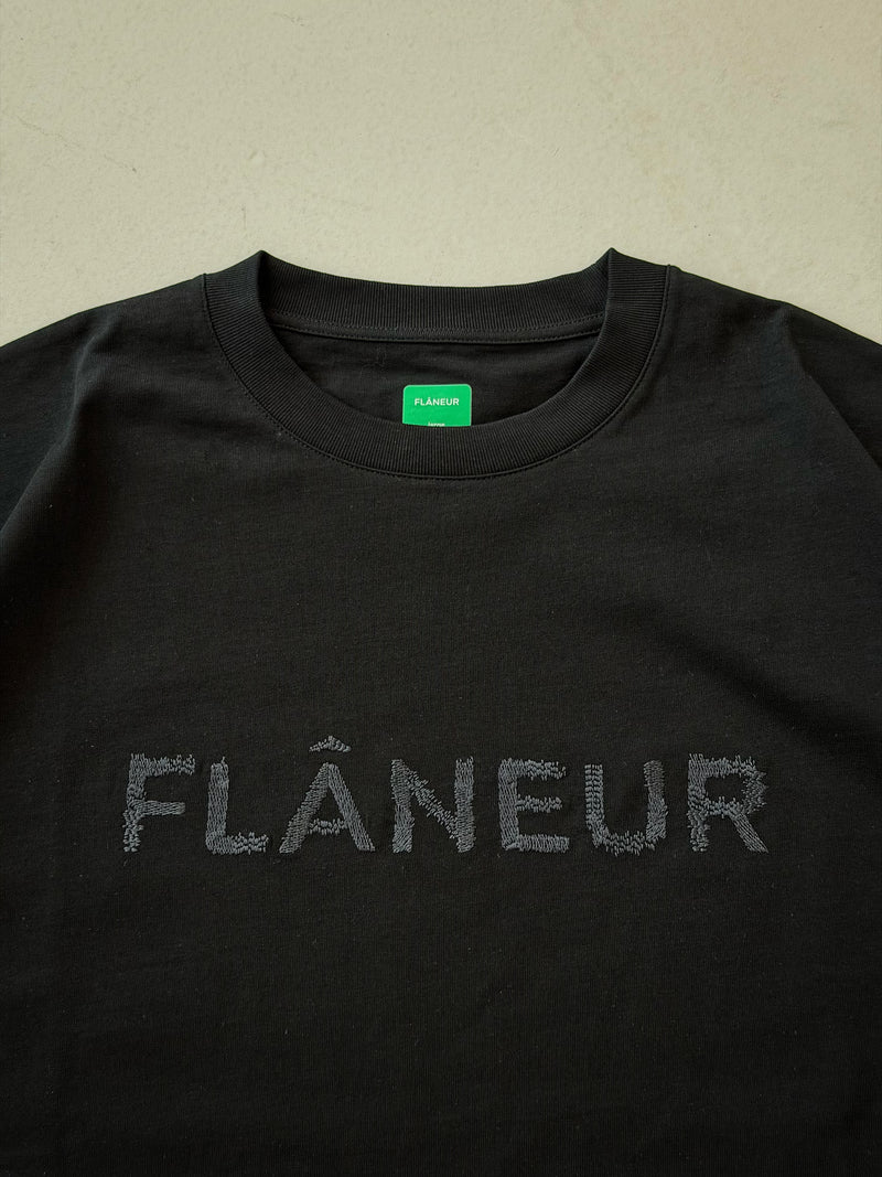 Stitched Logo T-Shirt | Black