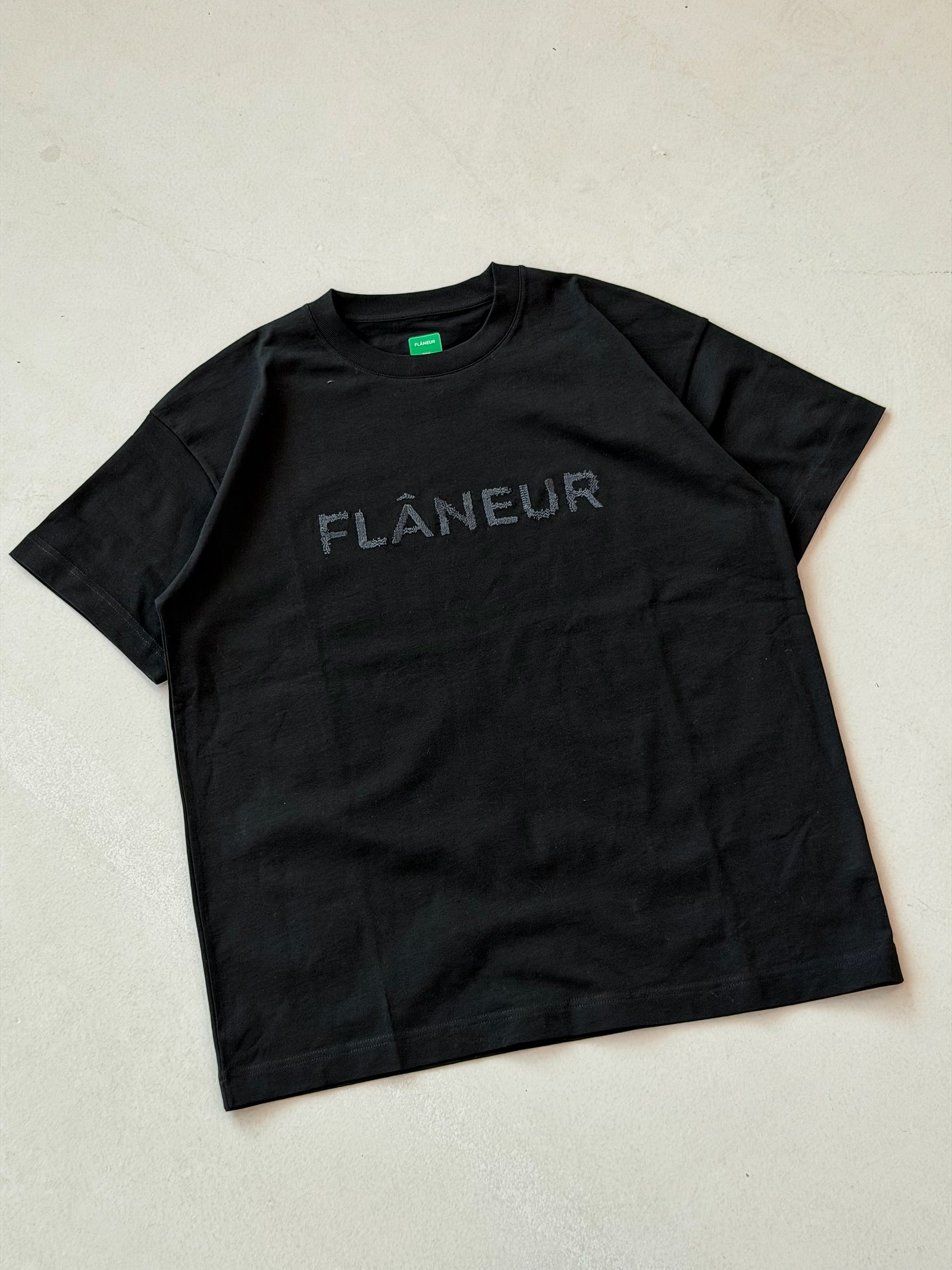Stitched Logo T-Shirt | Black