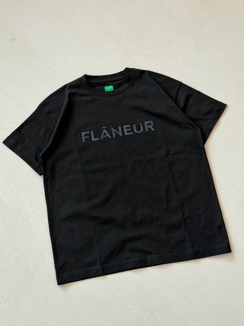 Stitched Logo T-Shirt | Black