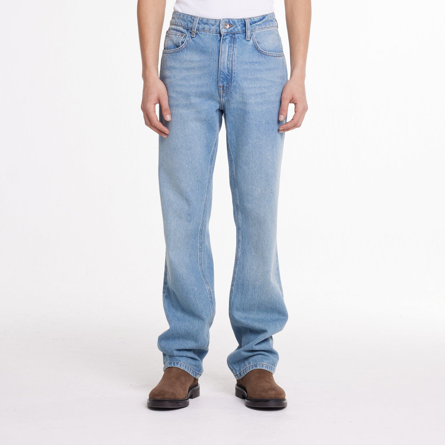 Straight Jeans Blue Denim