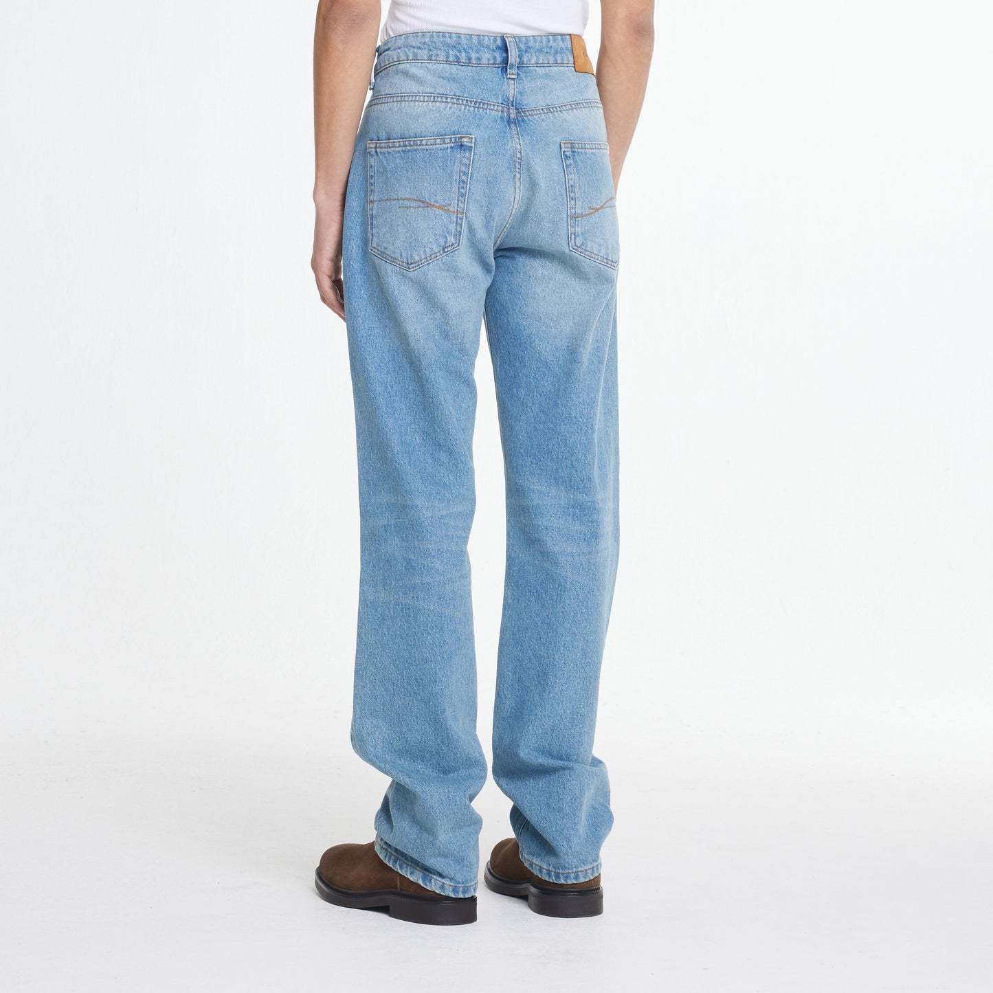 Straight Jeans Blue Denim