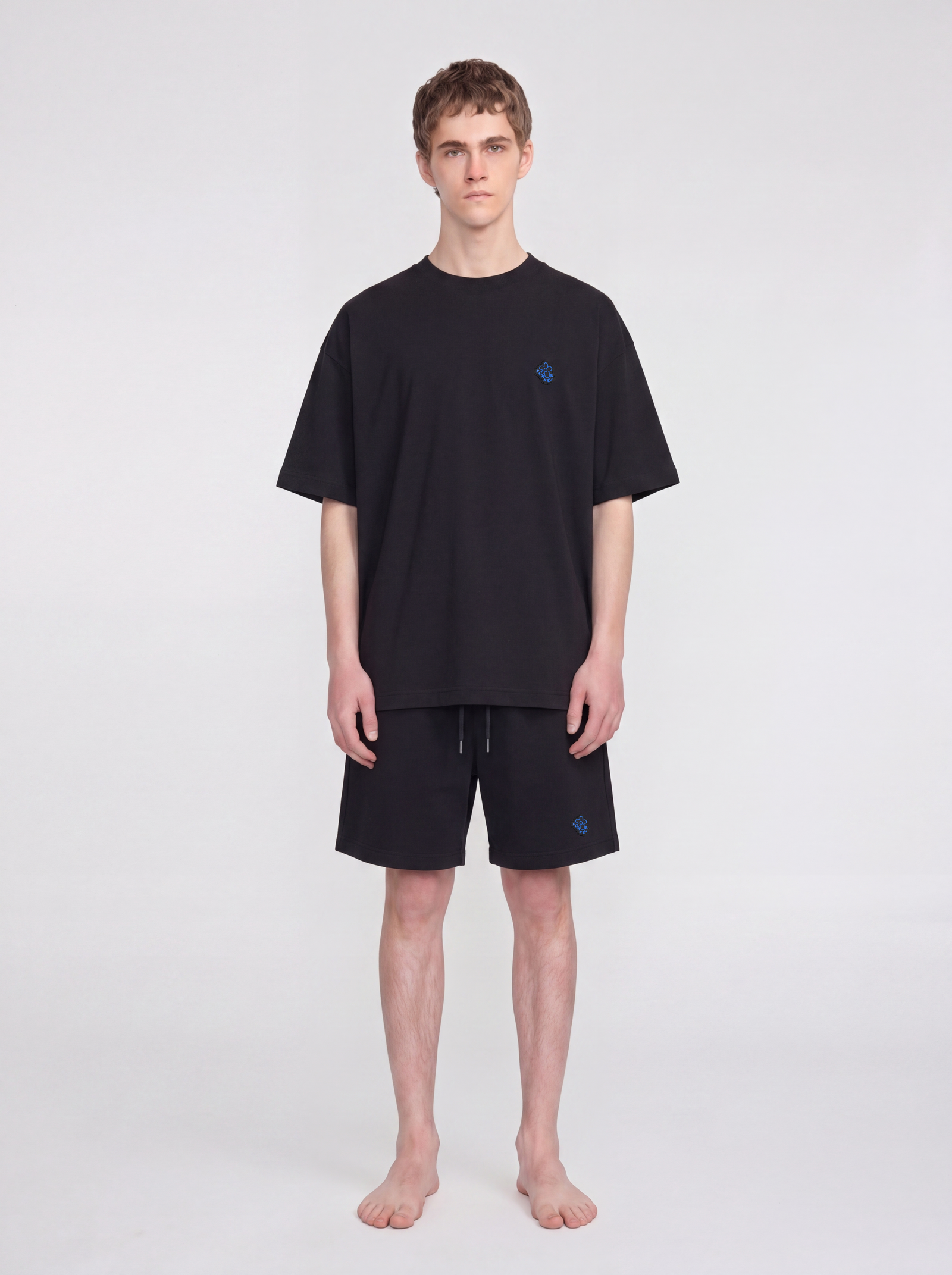 Rubber Blossom Swim Shorts | Black