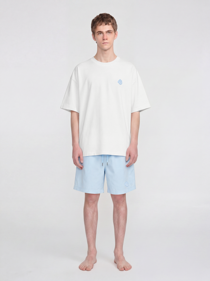 Rubber Blossom zwemshort | lichtblauw