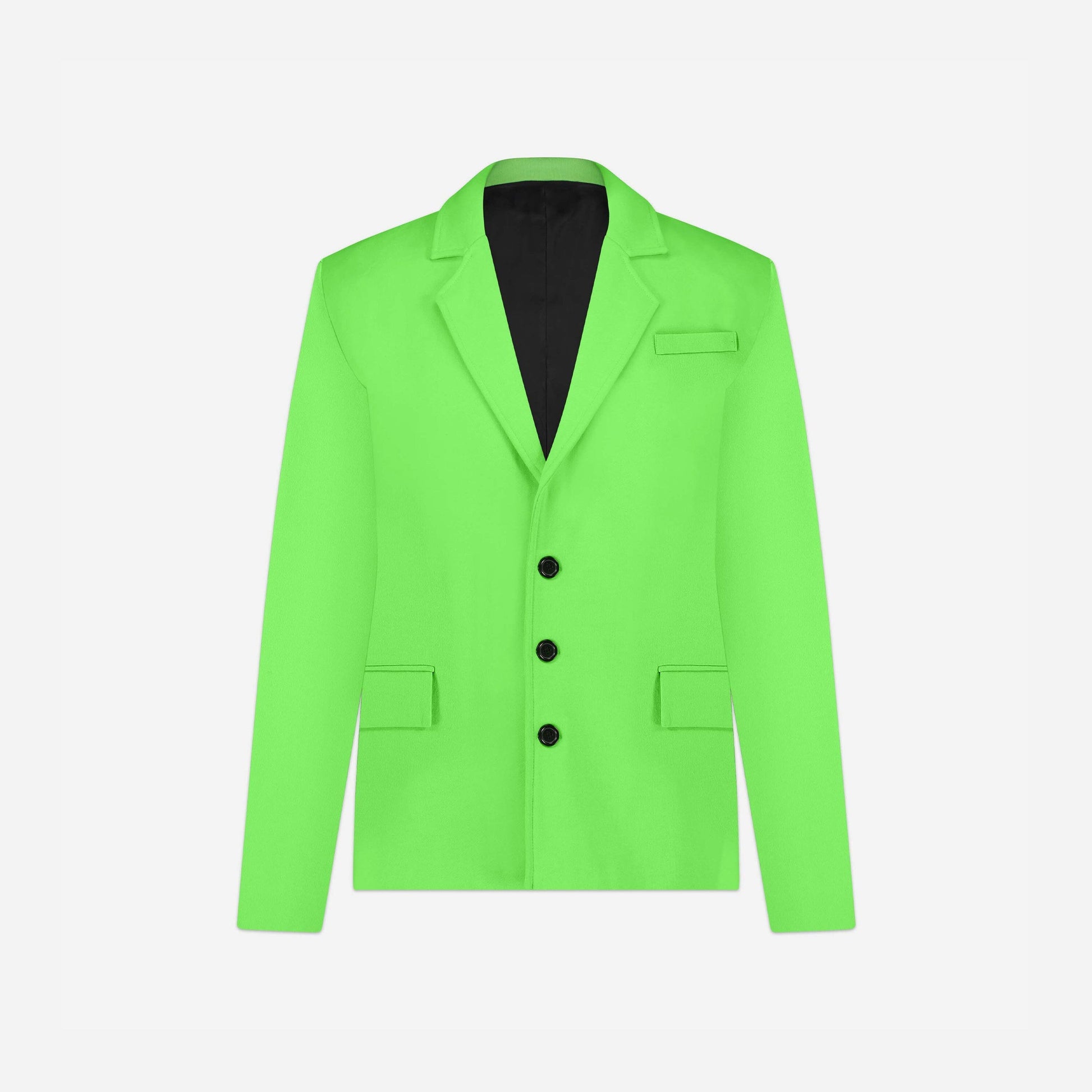 Terry Cotton Blazer | Green