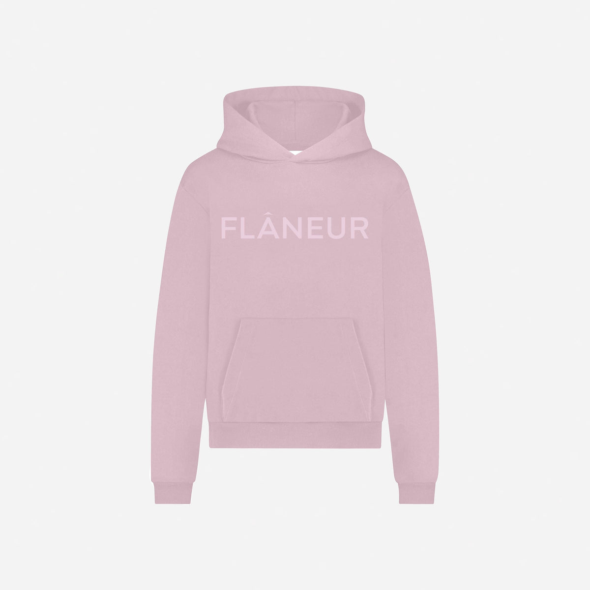 Tonal Logo Hoodie | Mauve