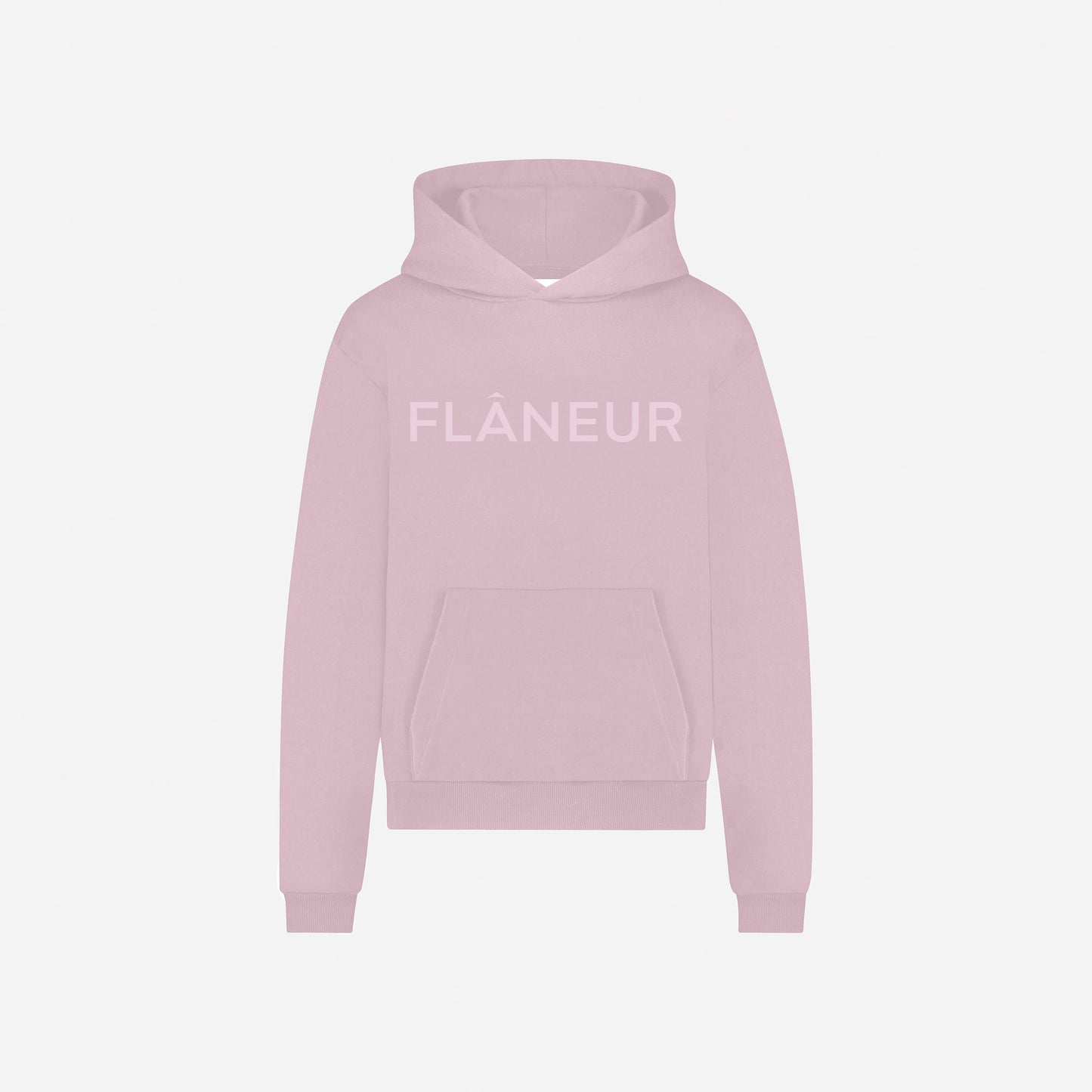 Tonal Logo Hoodie Mauve