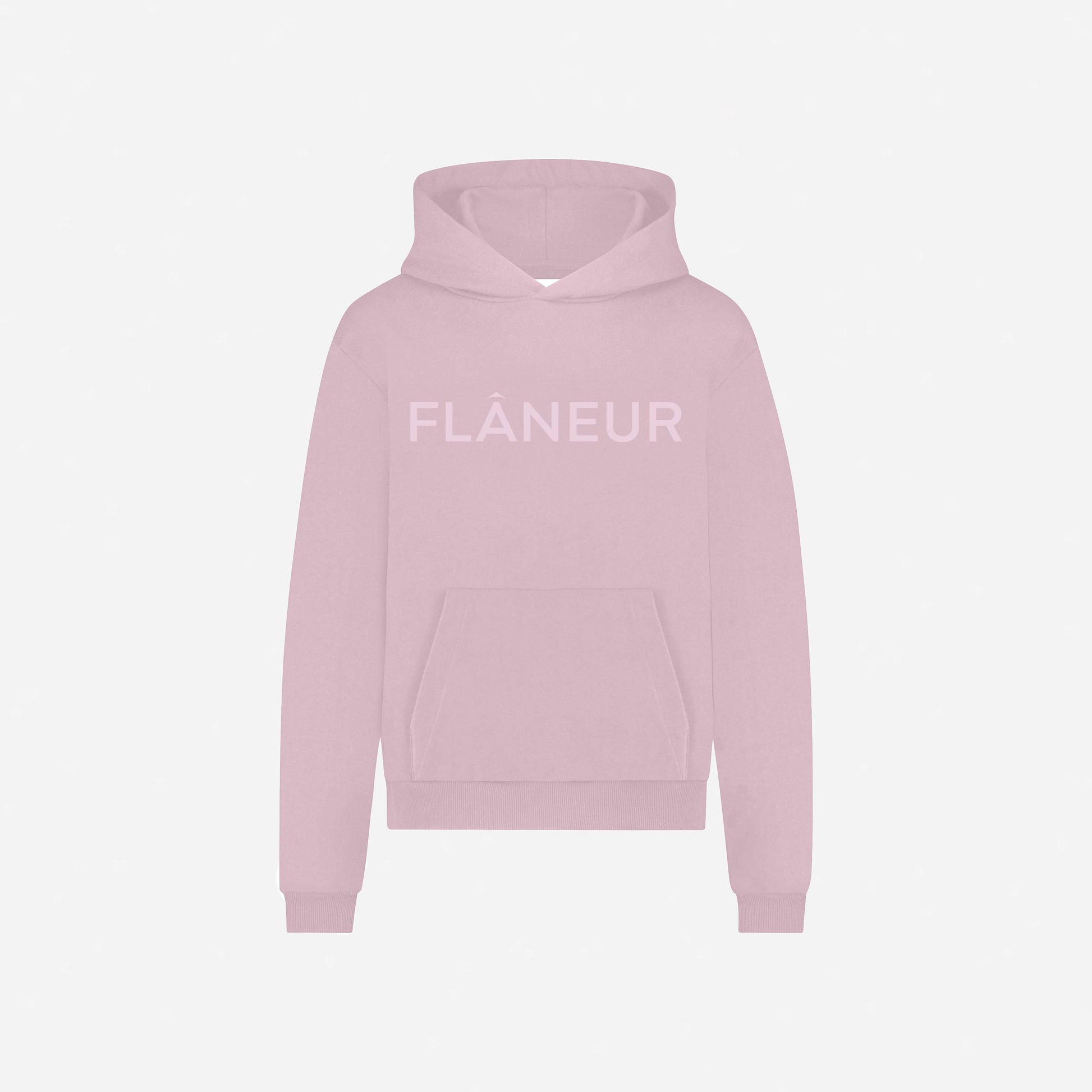 Tonal Logo Hoodie Mauve