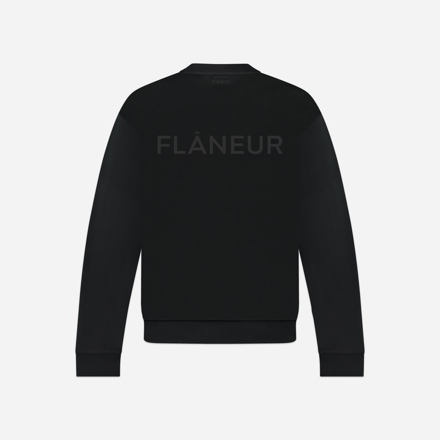 Tonal Logo Sweater | Black