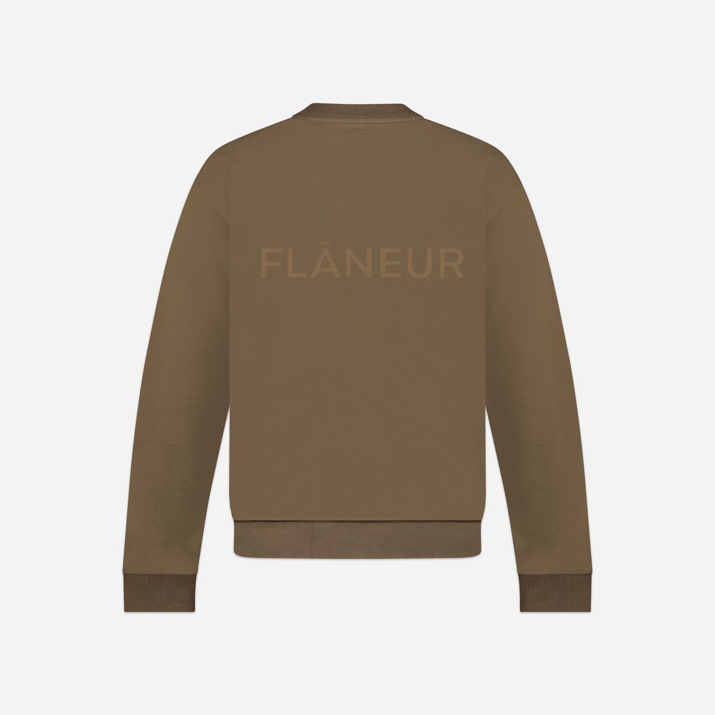 Tonal Logo Sweater | Brown