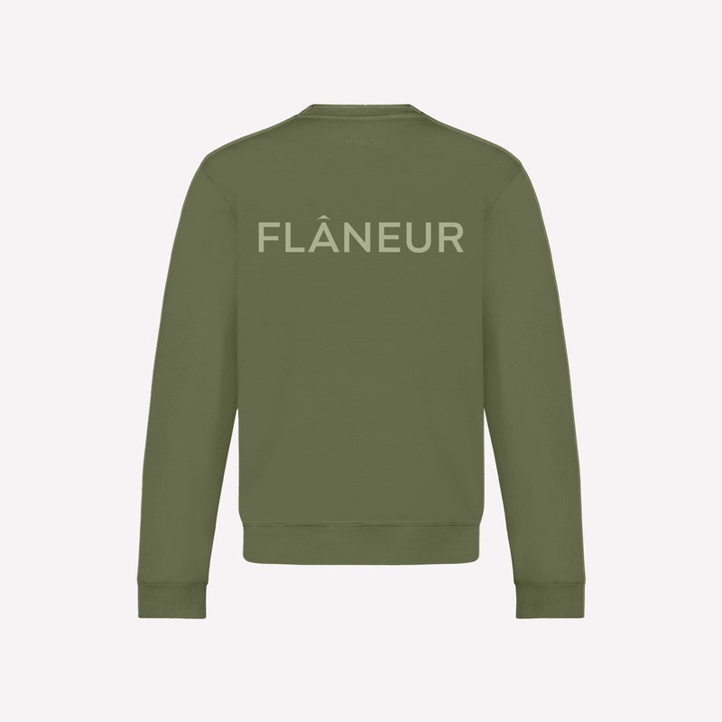 Tonal Logo Sweater | Green