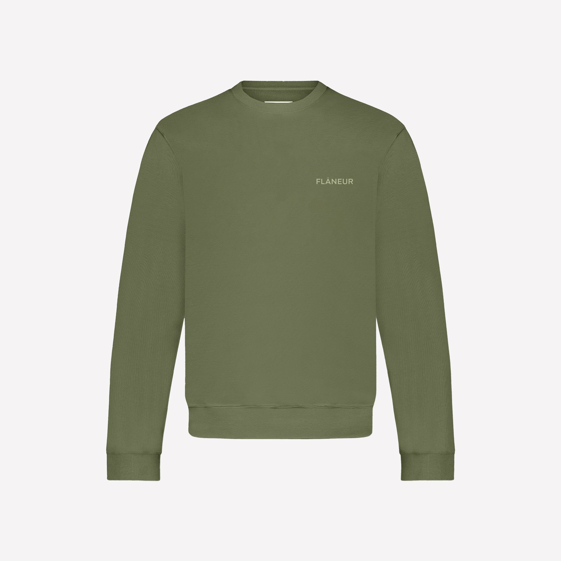 Tonal Logo Sweater Green