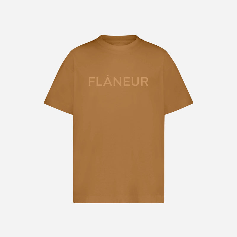 Tonal Logo T-Shirt | Brown