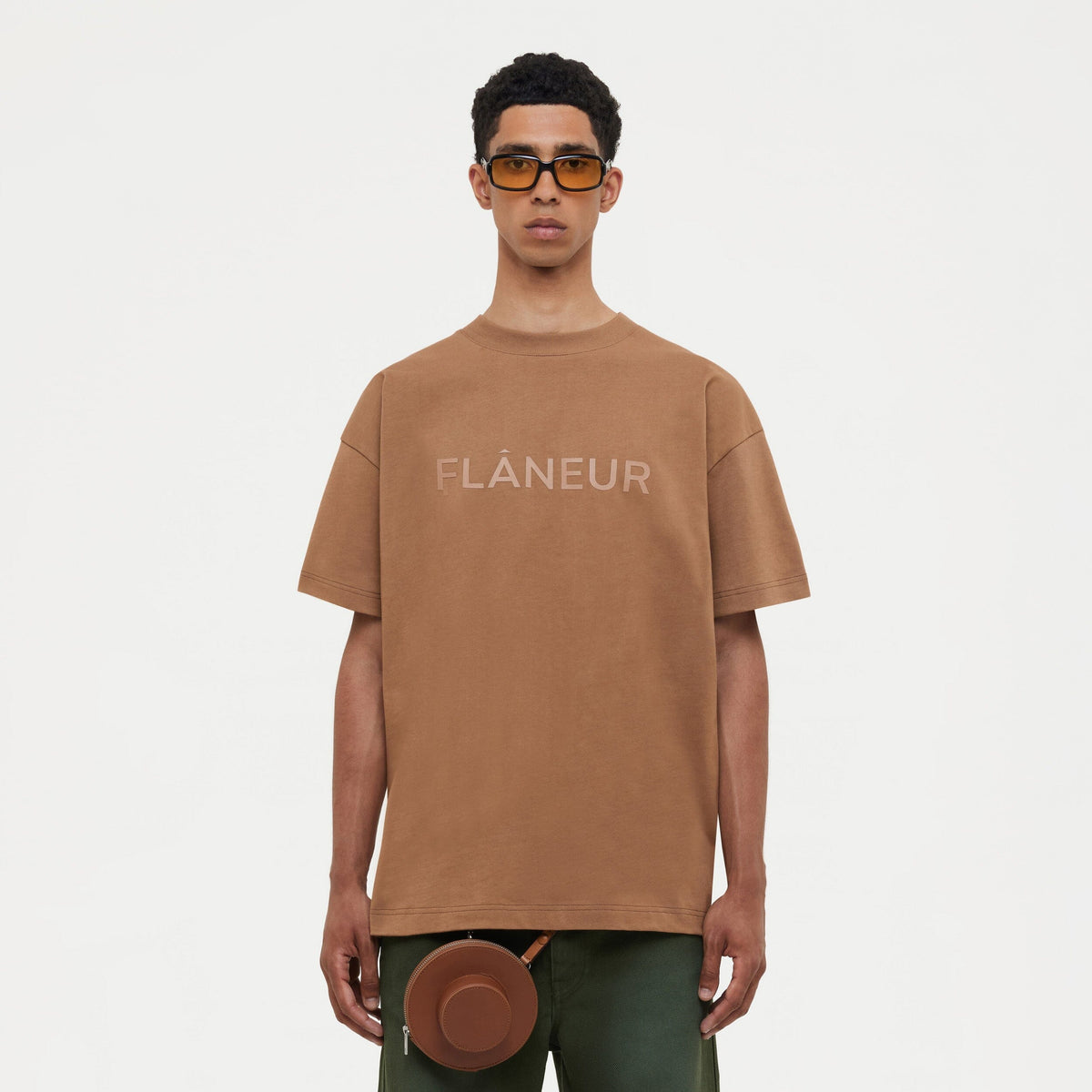 Tonal Logo T-Shirt | Brown