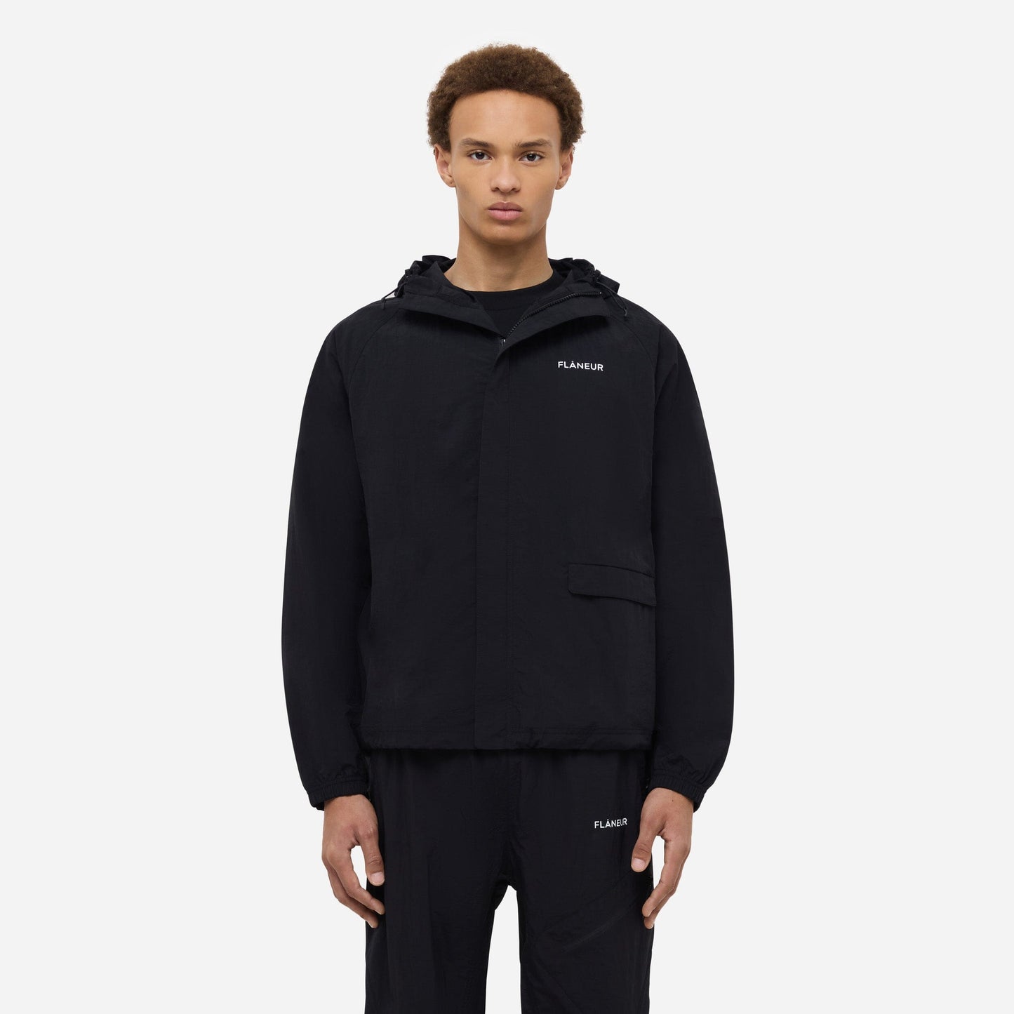 Turtle Nylon Jacket | Black
