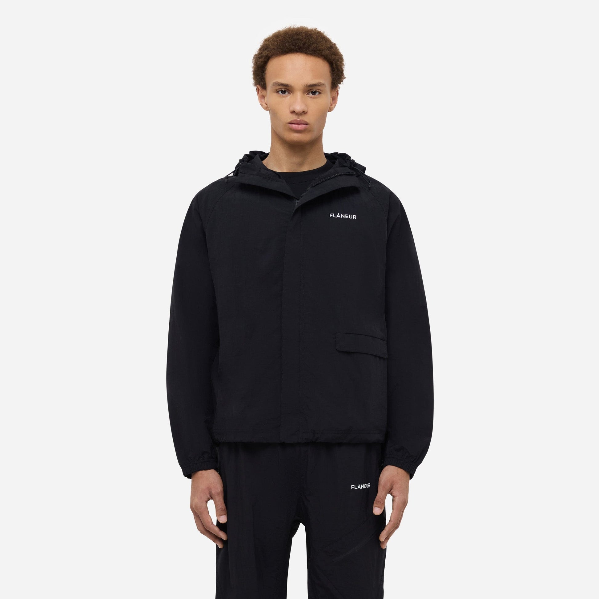 Turtle Nylon Jacket | Black