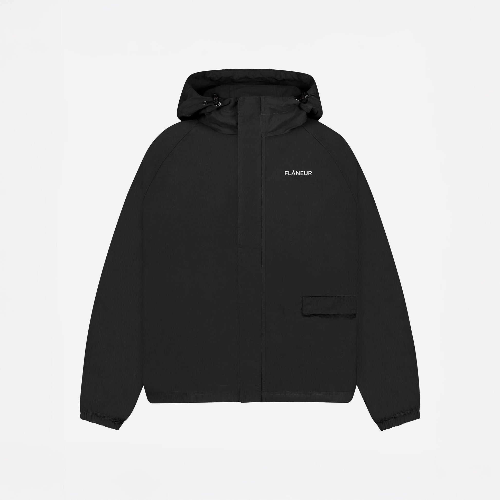 Turtle Nylon Jacket | Black