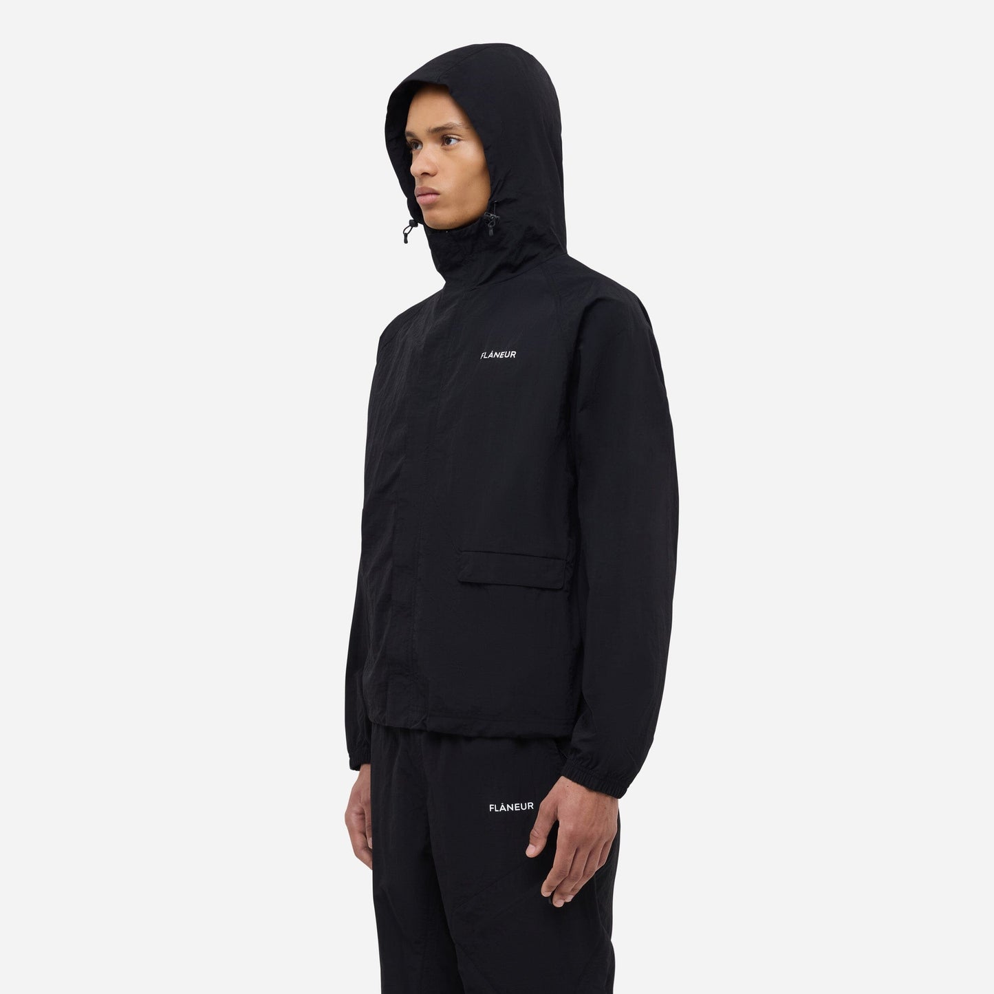 Turtle Nylon Jacket | Black
