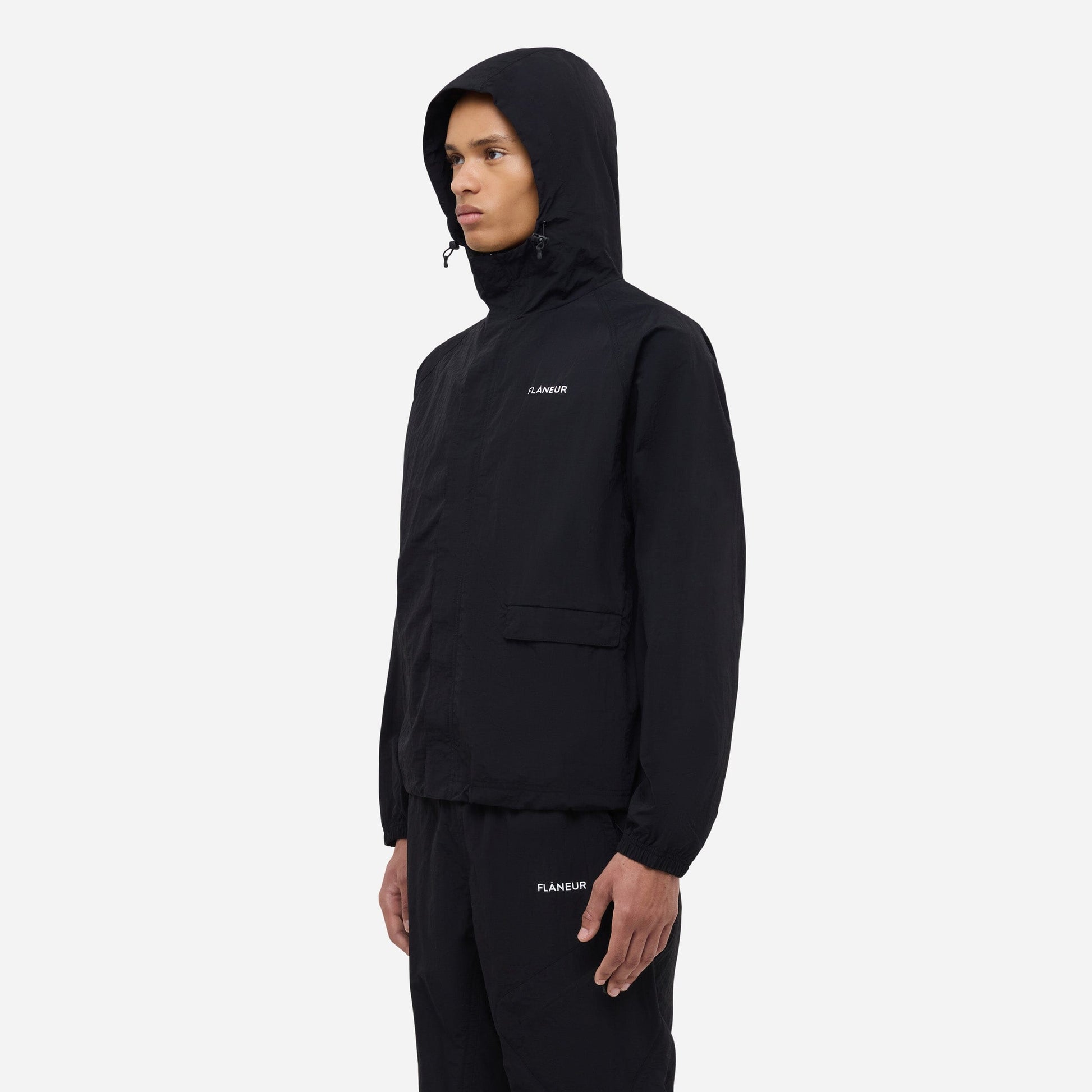 Turtle Nylon Jacket | Black