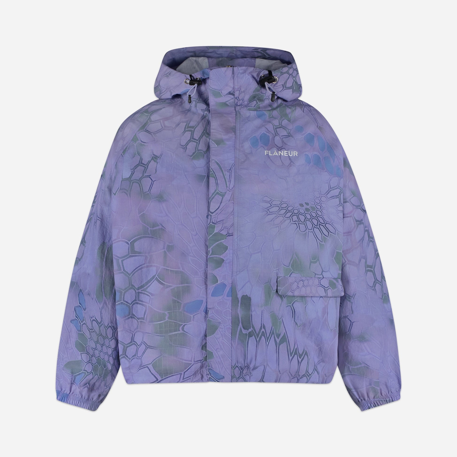 Turtle nylon Jacket Blue/purple