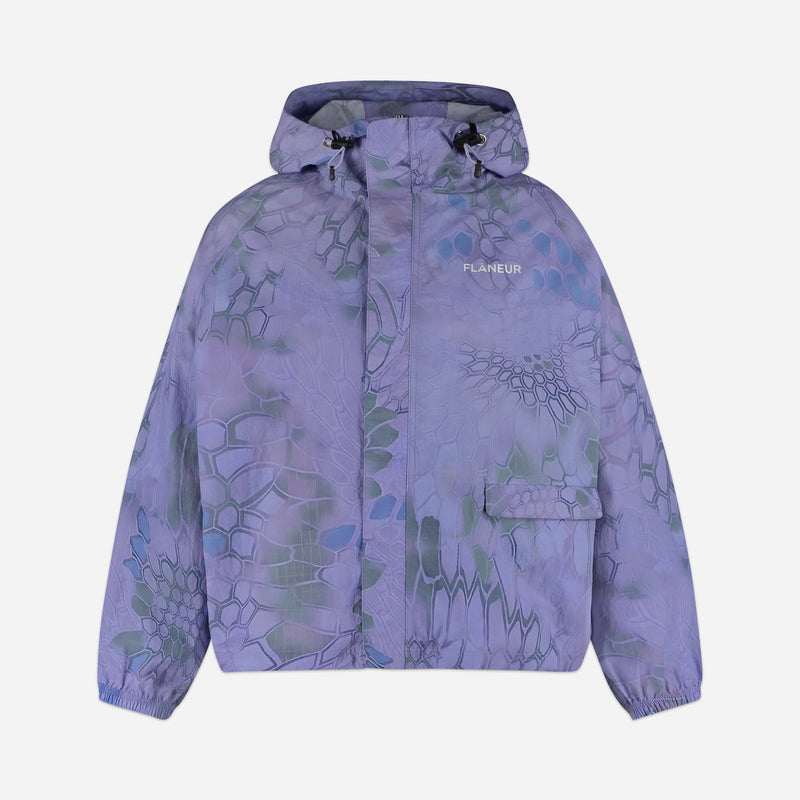 Turtle Nylon Jacket | Blue/Purple