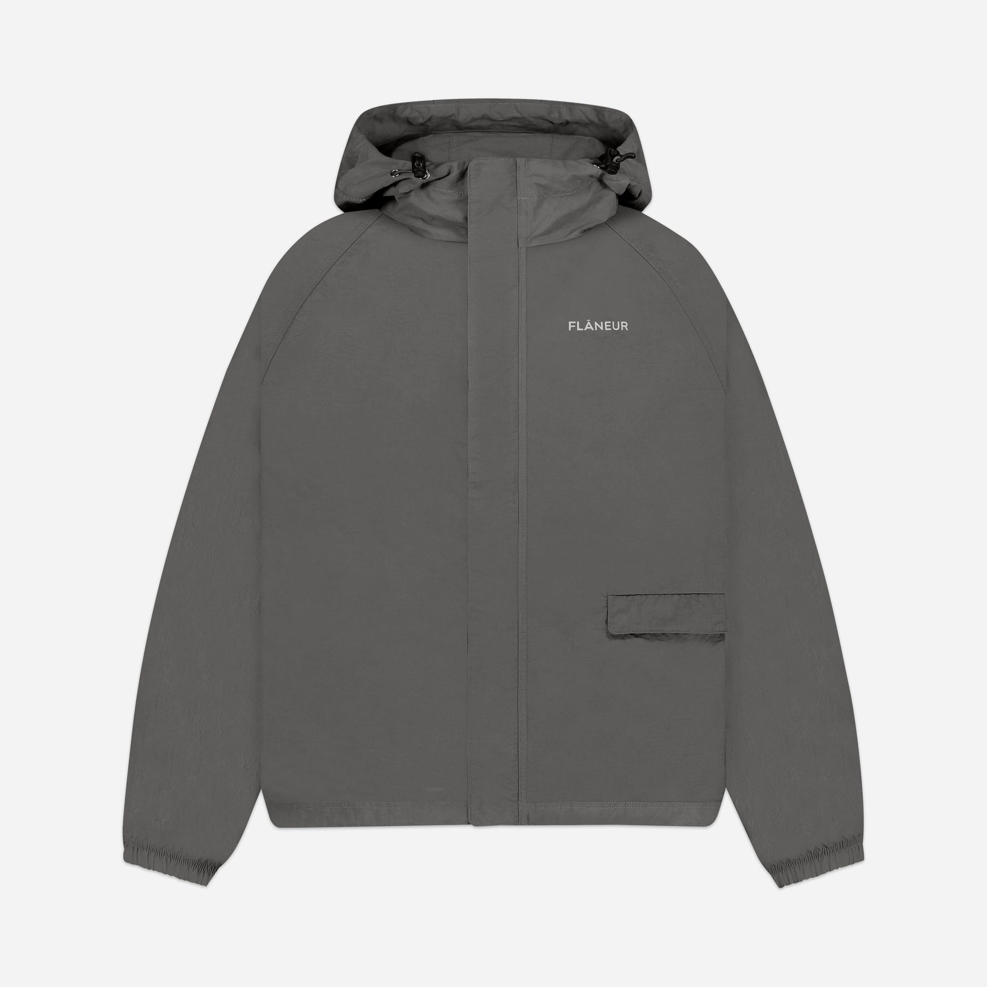 Turtle nylon Jacket Grey