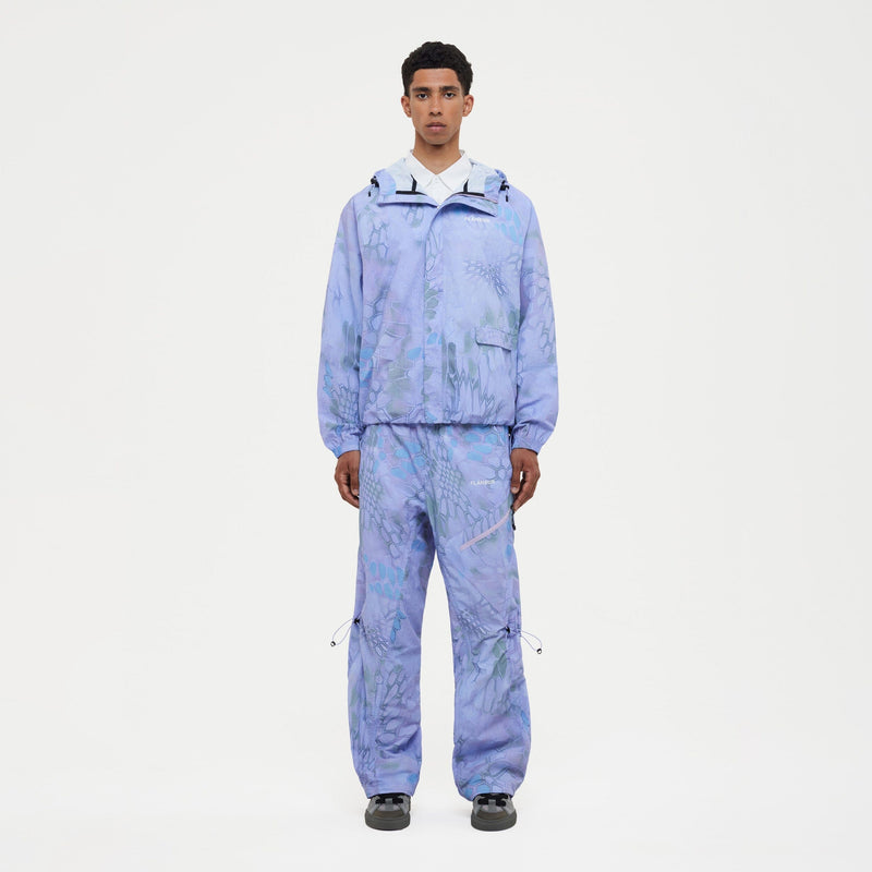 Turtle Nylon Trousers | Blue/Purple