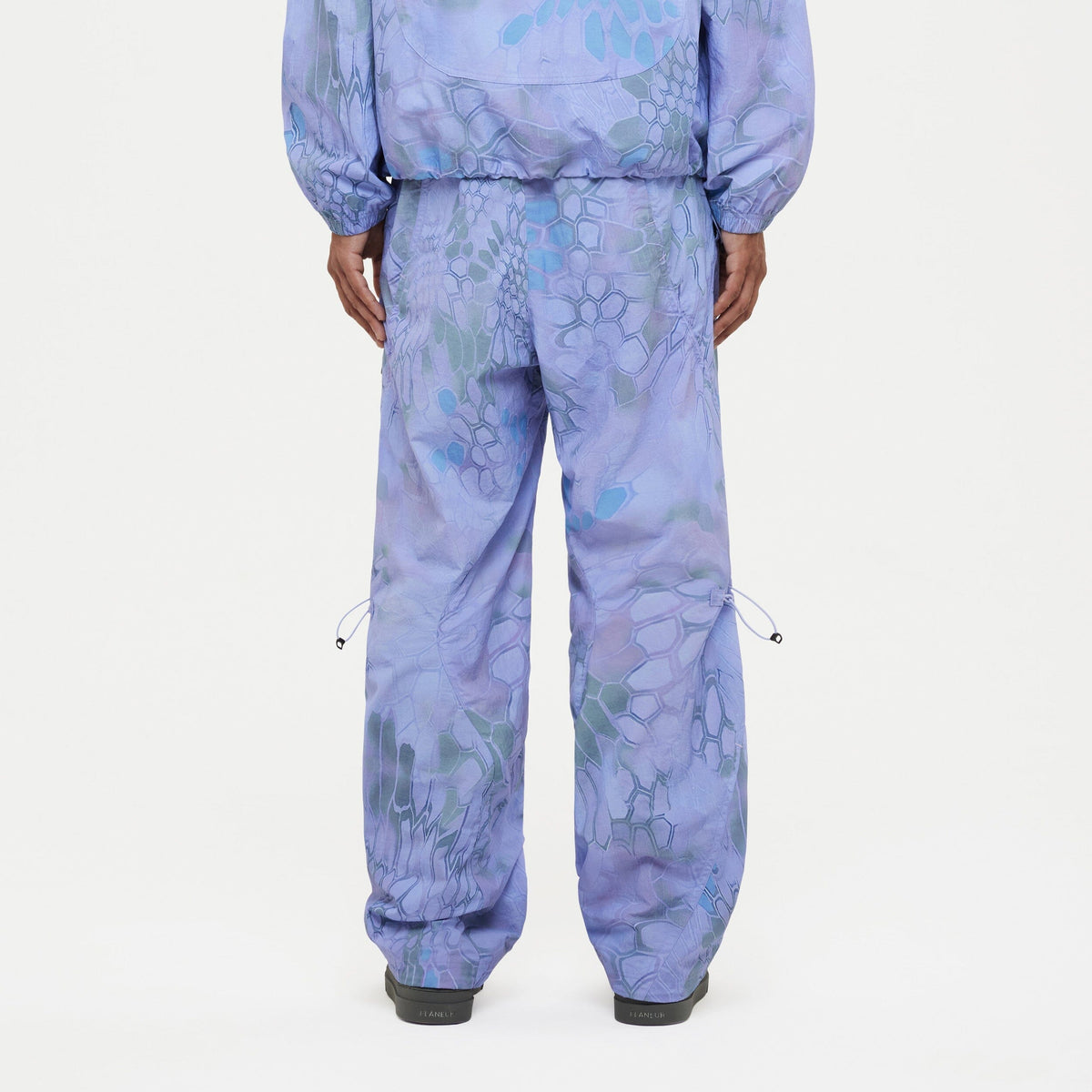 Turtle Nylon Trousers | Blue/Purple